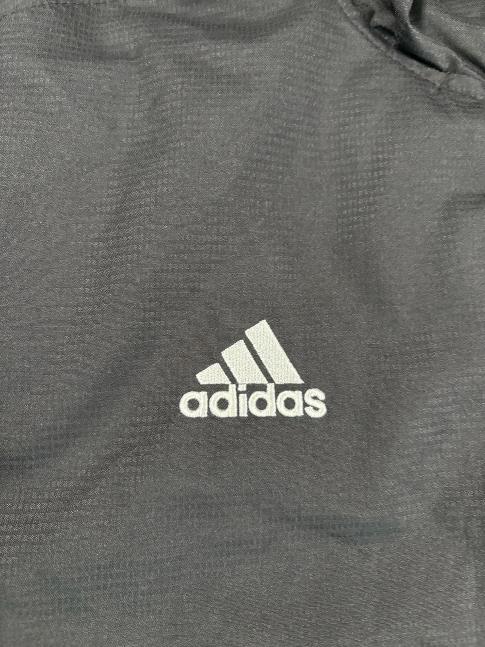 adidas Black Men's Lightweight Windbreaker Jacket